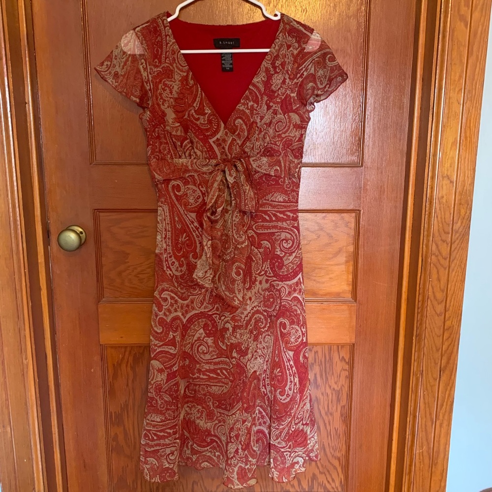 Red vintage maxi dress